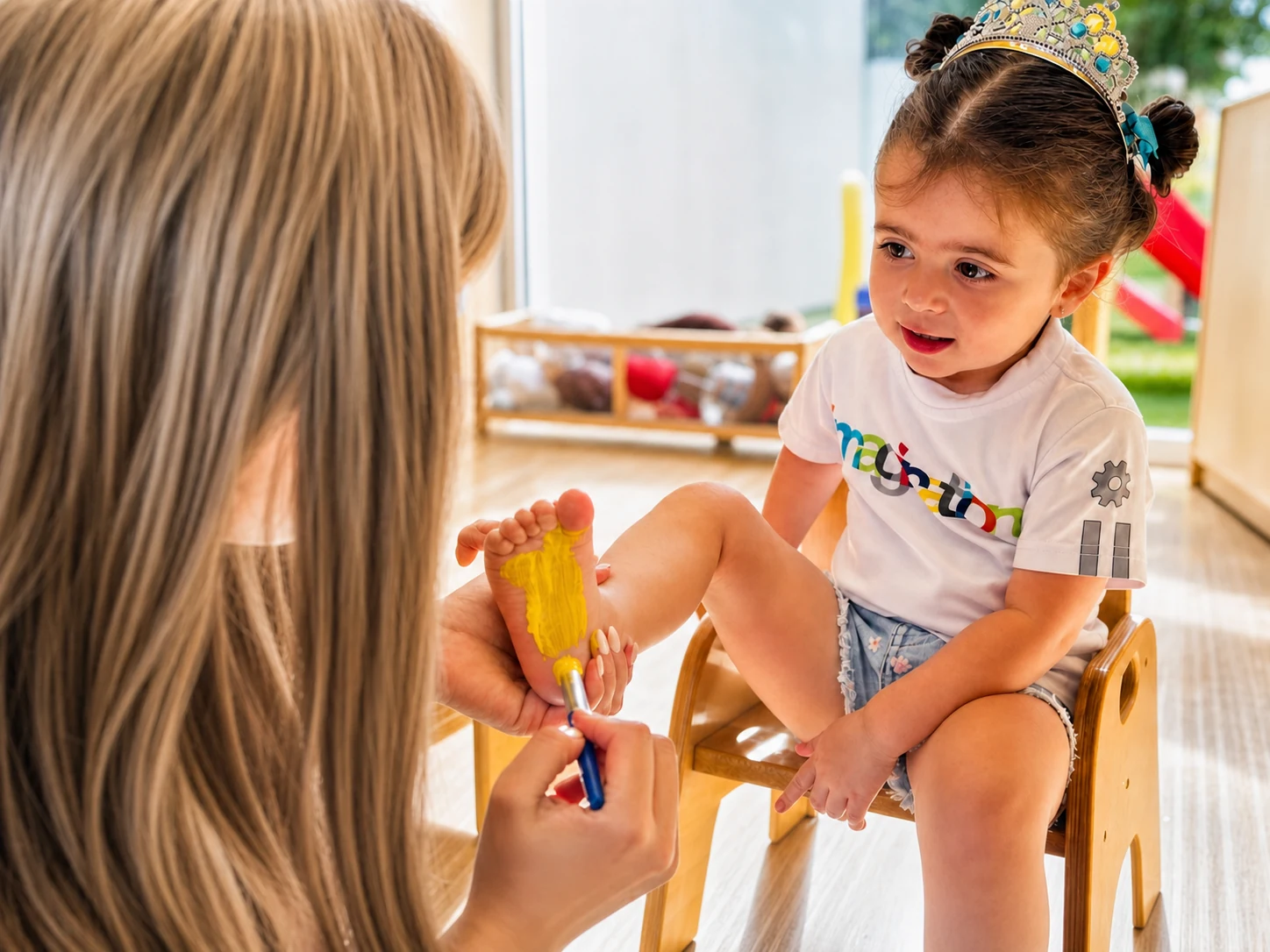 A facilitator supporting discovery with warmth and attention